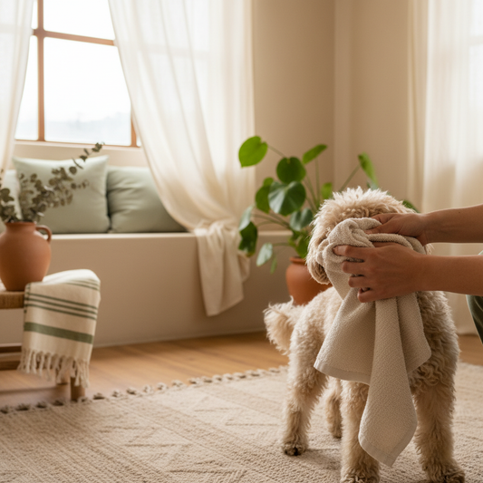 ¿Es seguro limpiar las patitas de mi perrito con vinagre en casa?