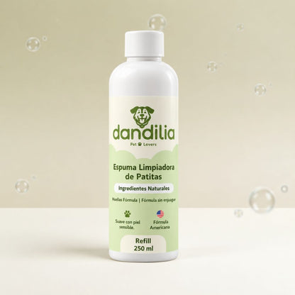 Refill (Recarga) Espuma Limpia Patitas – 250 mL